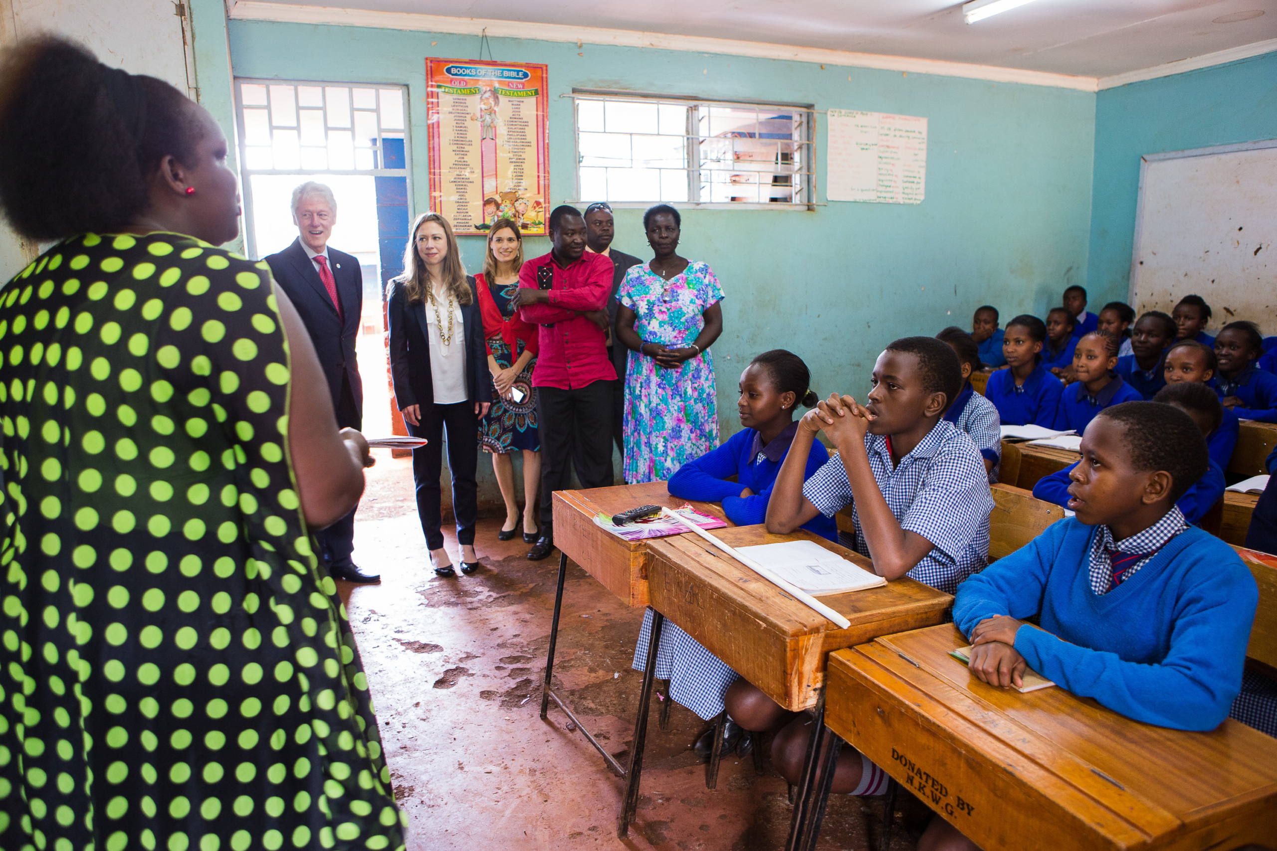 Africa 2015 No Ceilings event at Farasi Lane School Photo by Max W. Orenstein / Clinton Foundation