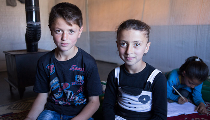 “We were out for nearly four years. We didn’t the chance to go back until we came here to Lebanon and found places. We’ve been back about a year. I love school.”