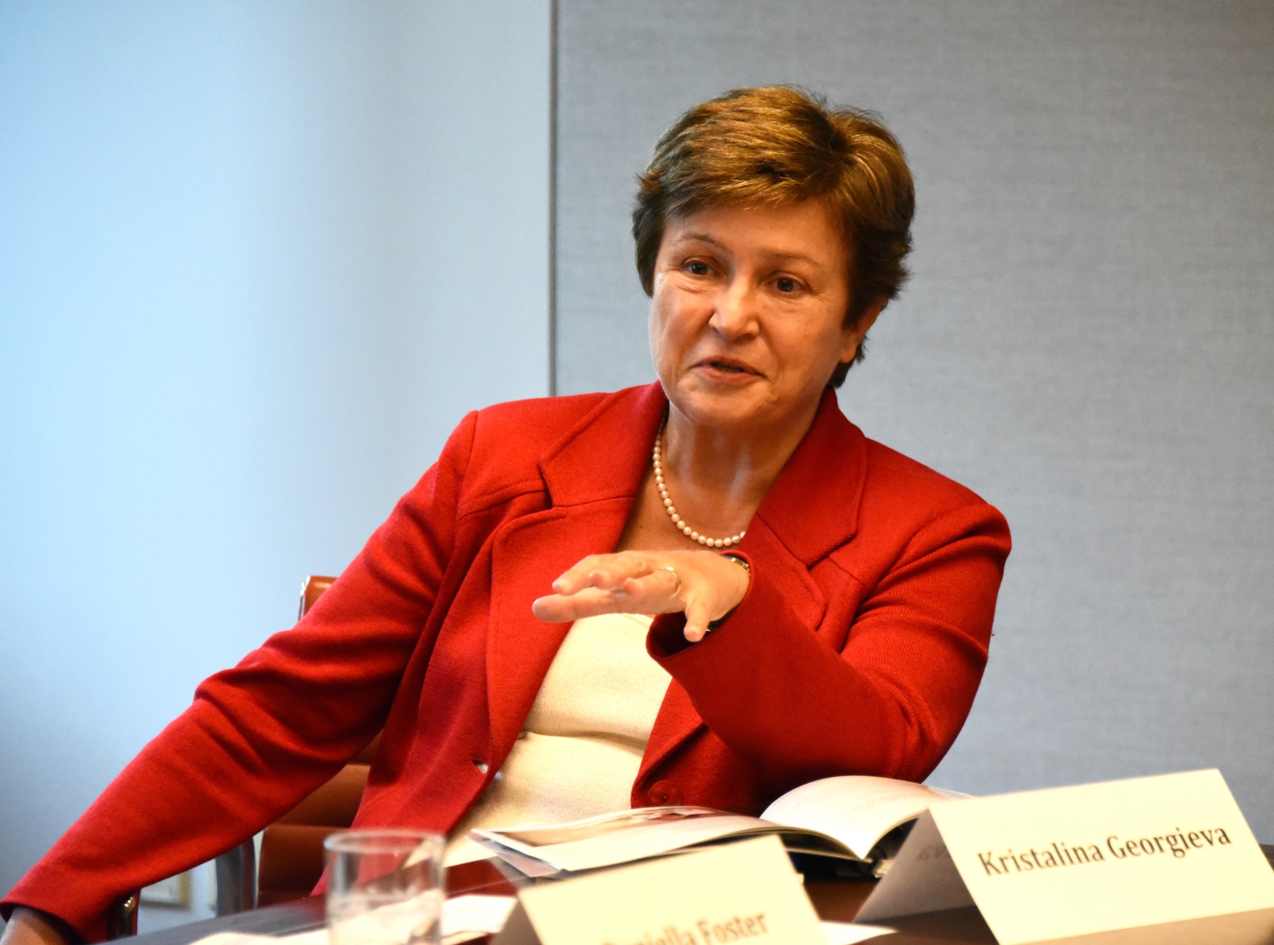 Kristalina Georgieva – Chief Executive Officer of the World Bank. Photo by Lana Wong/Education Commission. 