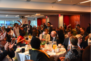 Participants offer remarks on workforce development. Photo by Lana Wong/Education Commission