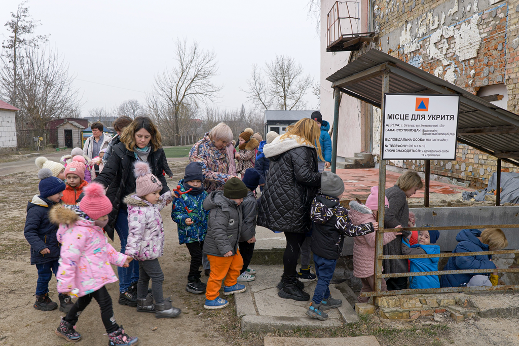 Photography of Zagalytsiv Lyceum in Kyiv region, Ukraine.